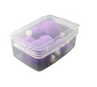 6 bolas flotantes de EVA redondas, flotadores de pesca con mosca, indicador de golpe para accesorios de pesca con mosca, detectores de mordeduras de pesca, brillante visible (morado)