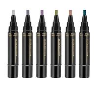 6 bolígrafos de esmalte de uñas, juego de bolígrafos de uñas 3 en 1 con 6 colores, de barniz de de secado rápido 8 ml, arte de bricolaje en un solo paso para mujeres y niñas, estil 3