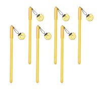 6 bolígrafos de gel con colgante de postres, punta de 1,0 mm, para mujeres, niñas, estudiantes, escritura, diario, dibujo, oficina, escuela, herramienta de escritura de dibujos animados