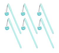 6 bolígrafos de gel con colgante de postres, punta de 1,0 mm, para mujeres, niñas, estudiantes, escritura, diario, dibujo, oficina, escuela, herramienta de escritura de dibujos animados