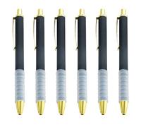 6 bolígrafos retráctiles de 1,0 mm, herramienta de escritura suave, fácil de firmar para hacer bocetos, notas, tareas, bolígrafos retráctiles