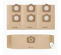 6 Bolsa de aspiradora para Karcher 6.959-130.0 para WD3 WD3P MV3 MV3P Premium A2201 A2204 A2504 A2554 A2251 A2604 bolsas de papel Aspirador multiusos Kärcher (7) (7 Bolsas)