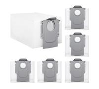 6 bolsas de aspiradora para Roborock Q Revo/Qrevo S/Qrevo Pro/Qrevo Plus/Qrevo Master/Slim/Curv/Edge/S8 MaxV Ultra, QV35A/35S, Saros 10/10R, Bolsa de Repuesto