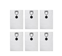 6 Bolsas De Filtro De Vellón For Aspiradoras Metabo ASR 25 L SC, ASR 2025, ASR 35, ASR 50 L SC.