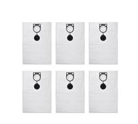 6 Bolsas De Filtro De Vellón For Aspiradoras Metabo ASR SC De 25 L, 20 L, 25 L, 35 L Y 50 L.