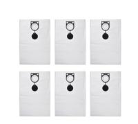 6 Bolsas De Filtro For Aspiradoras Metabo ASR25 L SC, ASR 2025, ASR 35, ASR 50 L SC.