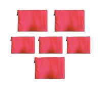 6 bolsas tipo cartera para archivos, resistentes al agua, bolsa de dinero Oxford, con cremallera, organizadores de documentos de viaje, bolsas de almacenamiento multiusos de tela Oxford