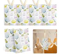 6 bolsitas perfumadas para armario, 20 g de fragancia para armario, bolsitas frescas para armario, aromaterapia, bolsas para cajones, armarios, coches, guardarropas (océano)