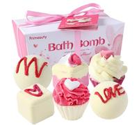 6 bombas de baño para niñas set de regalo de 6 estilos aceites esenciales naturales orgánicos bombas de baño efervescentes para niñas esposas mamás cumpleaños Navidad estilo 2