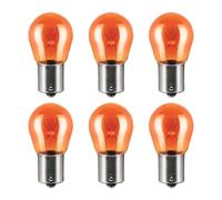 6 Bombillas De Señal PY21W 12V 21W BAU15s OSRAM ULTRA LIFE Para Varios Coches