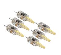 6 bombillas LED G4, 6 W, 500 lm, regulable Cob Silica Gel Lámpara para techo, pared y mesa - Reemplazo de ahorro de energía (blanco fresco)