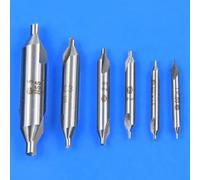 6 brocas centrales compuestas para uso en torno, diseñadas para una colocación precisa de agujeros y minimizar los errores de perforación