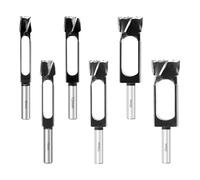 6 brocas de espiga profunda para carpintería, 8 mm, 10 mm, 12 mm, 15 mm, 20 mm, 25 mm, cortador de agujeros de madera, cortador de espigas, broca de corcho, cortador de tacos profundos