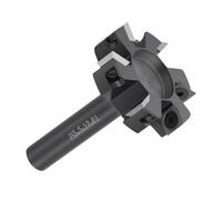 6 brocas industriales para carpintería con función de limpieza inferior y construcción de alta durabilidad, fresa de inserción extraíble