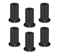 6 bujes de pared para muebles, organizador de cables, organizador de cables, de goma, para pasar a través de agujeros, gestión universal