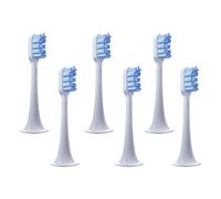 6 cabezales de cepillo de dientes de repuesto para Xiaomi Mijia/Mi Home T300 T500 Series Sonic Electric Brush Handles - Múltiples opciones (azul mediano)