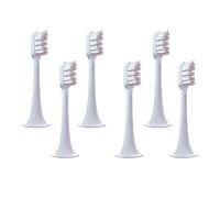 6 cabezales de cepillo de dientes de repuesto para Xiaomi Mijia/Mi Home T300 T500 Series Sonic Electric Brush Handles - Múltiples opciones (rosa mediano)