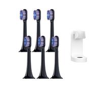 6 cabezales de cepillo de dientes de repuesto para XIAOMI MIJIA T700 Cepillo de dientes eléctrico sónico Cerdas Dupont con soporte para cepillos de dientes