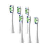 6 cabezales de repuesto for boquillas cepillo dientes X PRO Elite/X/F1/Z1/One/Air2(6 pcs white)