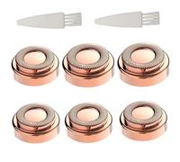 6 cabezales de repuesto para acabado Touch impecable, cabeza de afeitado de primera generación (Gen 1) oro de 18 quilates