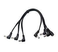 6 Cables De Conexión De Margarita De Guitarra Pedal De Efectos De Cable Potencia Del Pedal De Efectos De Guitarra Cables De Pedalera Fuente De Alimentación Cadena De Ángulo