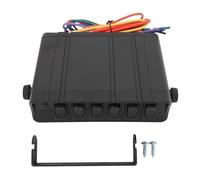 6 Caja de interruptor de rockero de pandillas DC12V a 24V 40AMP Caja de panel de interruptor de palanca SPST para automóvil automotriz Barco de vehículos RV RV SUV (Azul)