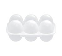 6 cajas de almacenamiento de huevos, cajas transparentes para huevos, cesta de huevos para, rving, camping, senderismo, picnic, viaje, exterior, dispensador de huevos