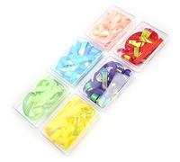 6 cajas/juego de pegatinas de celofán para uñas, pegatinas para decoración de uñas, lámina holográfica de vidrio roto para manicura, con diseño reflectante para decoración de uñas