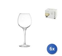 Paquete De 6 Copas De Vino Blanco Marca Pasabahce Modelo Montis 35,5 Cl