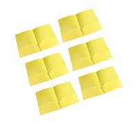 6 carpetas de dos bolsillos, tamaño carta, con 2 bolsillos, capacidad para 100 hojas, organizador de documentos, archivador de doble cara para documentos