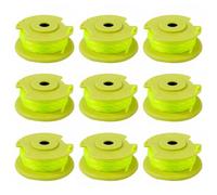 6 carretes de cortacésped para cortacésped RYOBI Lithiumion, fácil instalación, carrete y tapa de cubierta, kit de línea de recortadora de césped de nailon para recortadoras inalámbricas Ryobi de 18 V
