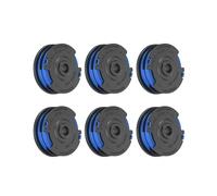 6 carretes de repuesto para cortacésped Greenworks 21212/21272, 29082/29242 DCQW