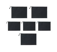 6 carteras resistentes al agua con cremalleras, bolsa de dinero Oxford, organizador de documentos, bolsas de archivos, carpetas de archivos