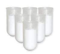 6 cartuchos de recarga universal para caldera - Filtro de agua antical con polifosfato | compatibles con filtros estándar - protección caldera, lavadora, caldera, hervidor y grifos - Lemag srl