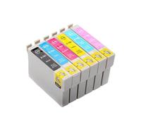6 Cartuchos de Tinta compatibles con Suministros de Impresora Stylus Photo 1400 1500W P50 Artisan 1430 PX650 660 660+ 700W 710W 720WD(2pcs Black)