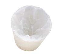 6 cavidades Nieve Mountain molde de silicona para pudín o chocolate mouse francés postre molde utensilios de cocina para hornear