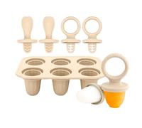 6 Cavity Teething Ice Cubes Tray for Infants and Creams Maker Silicone Molds Dishwasher Safe Baby Teether Soothing Tool Silicone Creams Molds