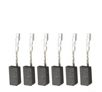 6 cepillos de carbono de repuesto para amoladora angular Metabo modelos WQ 1400 WQ 1000 WQ, material de carbono y metal para reparación y mantenimiento de motores