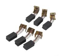 6 cepillos de carbono para amoladoras angulares Black and Decker CD115 CD105 CD110 KG900, piezas de repuesto de alta durabilidad, kit de reparación de motor de 6,4 x 7,9 x 12,5 mm
