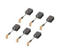 6 cepillos de carbono para piezas de amoladora angular N421362 DWE4217 DWE4238, kit de reparación de motor de cobre para mantenimiento y reemplazo de herramientas eléctricas