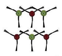 6 cepillos laterales de repuesto para robot aspirador Vistefly M203, accesorios de repuesto, componentes prácticos para una limpieza consistente