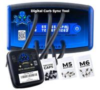 6-Channel - The Digi Sync Throttle Body & Digital Carb Sync Tool, Easy To Use & Accurate Carburetor Synchronizer, Vacuum Gauge Carburetor, Peaking Manometer, for Carbureted & Fuel-Injected Engines