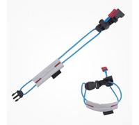 6 cinturones de ciclismo reflectantes para exteriores para montar por la noche y correr, correas elásticas ajustables para una mayor visibilidad (azul)