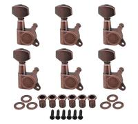 6 clavijas de afinación cerradas for guitarra eléctrica derecha, afinadores, clavijas de máquina, bronce