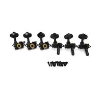 6 clavijas de afinación de guitarra, componente de reparación de guitarra, adecuadas para guitarras acústicas y eléctricas con construcción de metal