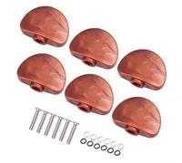 6 clavijas de afinación para guitarra acústica y eléctrica con tornillos, ideal para músicos (G)