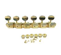 ＡＷＨＡＯ 6 clavijas de afinación para guitarra eléctrica, afinadores con casquillos, tornillos, perillas y cabezales de máquina para bricolaje.