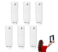 6 clavos adhesivos para marcos de fotos, ganchos adhesivos para colgar imágenes, ganchos autoadhesivos, resistentes y fáciles de usar, ganchos adhesivos para marcos de fotos, extraíbles, fijar