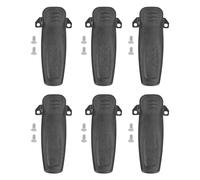 6 clips de cinturón para TC-610 TC-500S TC-508 TC-700 TC-780, accesorios de intercomunicador de radio de doble vía, repuesto de clip de radio de conversación portátil de doble vía