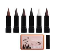 6-Color Eye Liners - Smudge Proof Set, Long-Lasting Makeup | Natural Sweat Proof Eye Liner for Women Youth Older Lady Halloween Stage Performance Holiday Party